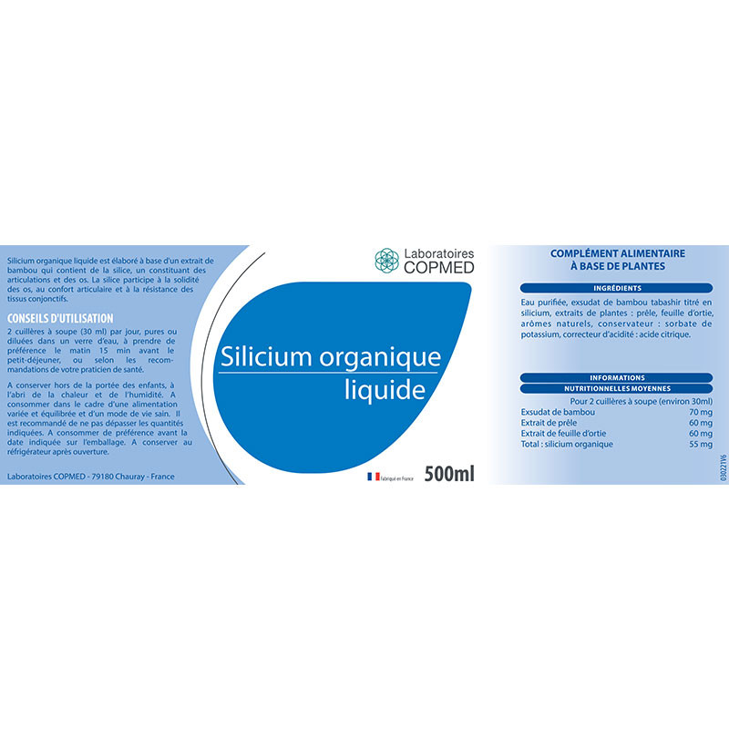 Étiquette Silicium organique liquide Étiquette Silicium organique liquide