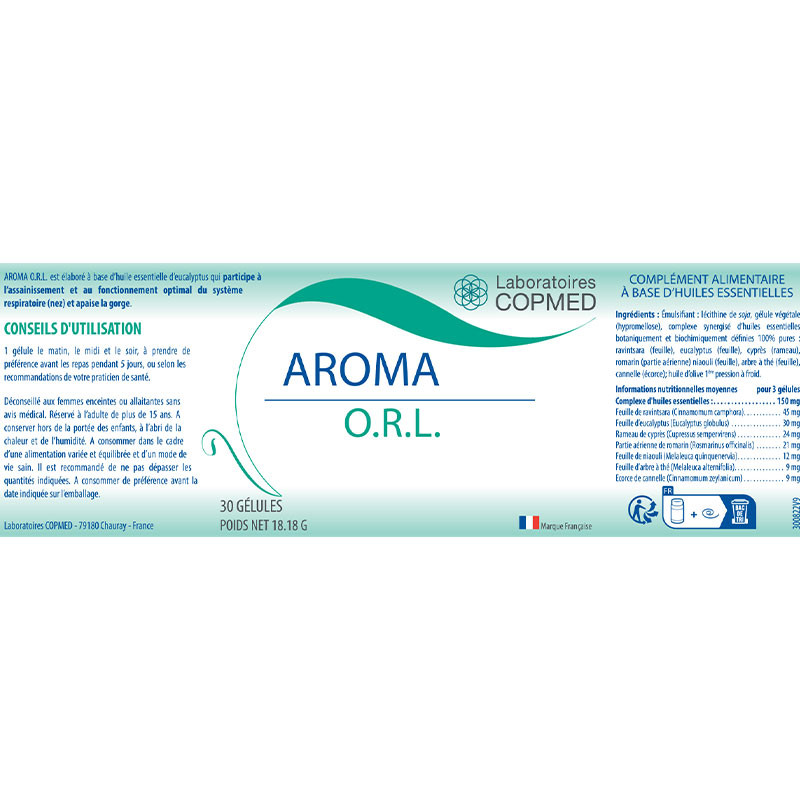 Étiquette Aroma orl Étiquette Aroma orl