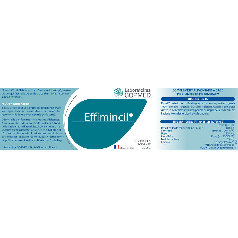 Étiquette Effimincil® Étiquette Effimincil®