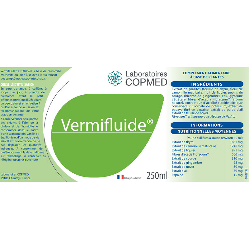 Étiquette Vermifluide® Étiquette Vermifluide®