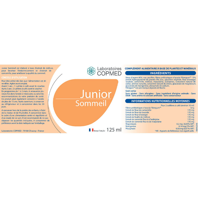 Étiquette Junior sommeil