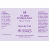 Étiquette Fleurs de bach n°39 elixir d'urgence / rescue remedy