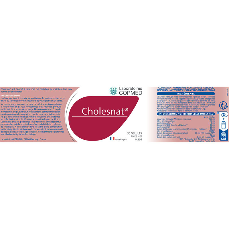 Levure de riz rouge - Q10 - policosanol