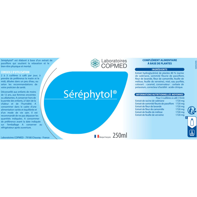 Étiquette Séréphytol® Étiquette Séréphytol®