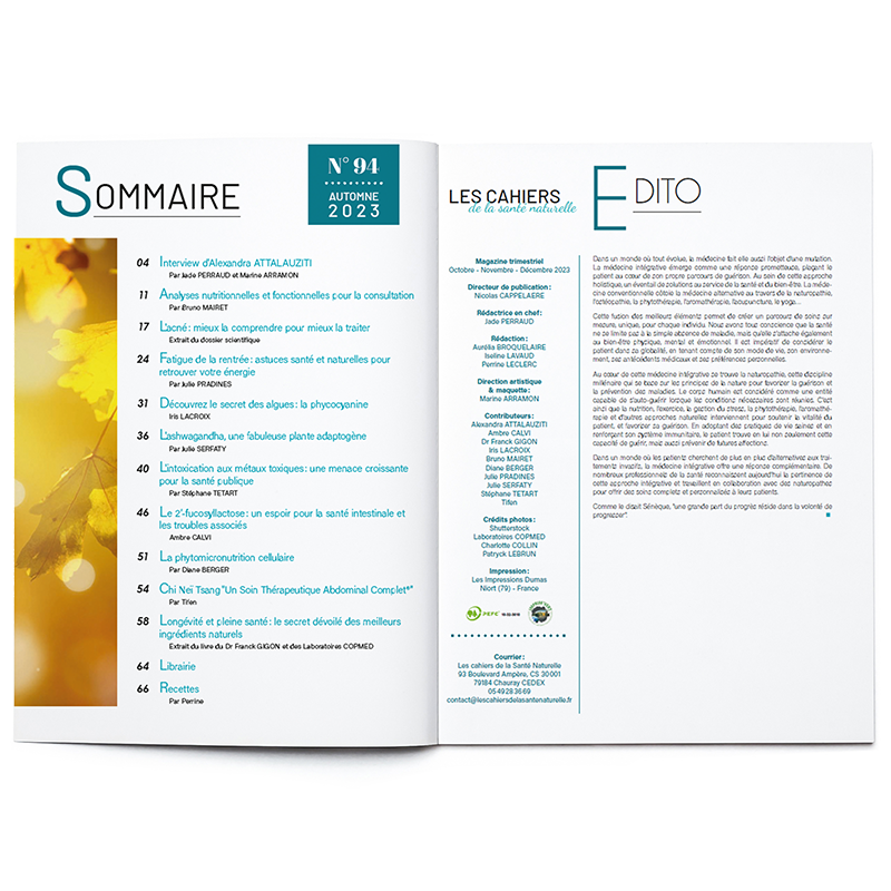 Les Cahiers de la Santé Naturelle – Abonnement papier