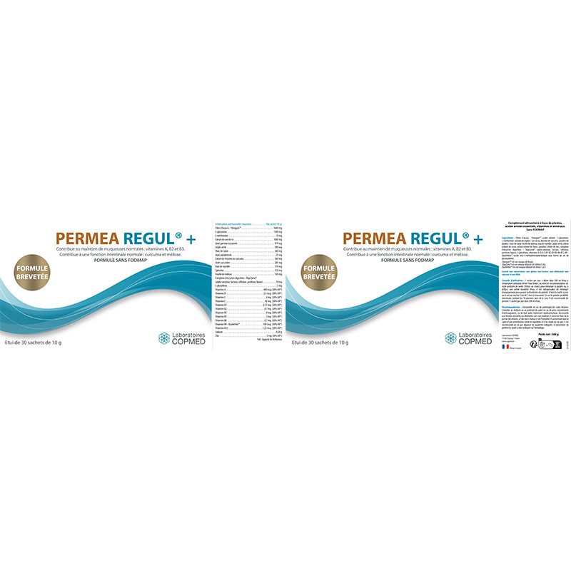 Étiquette Permea Regul®+ Étiquette Permea Regul®+