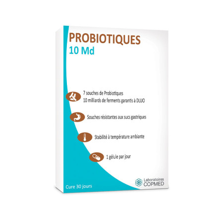 Probiotiques 10 md (formule sans FODMAP)