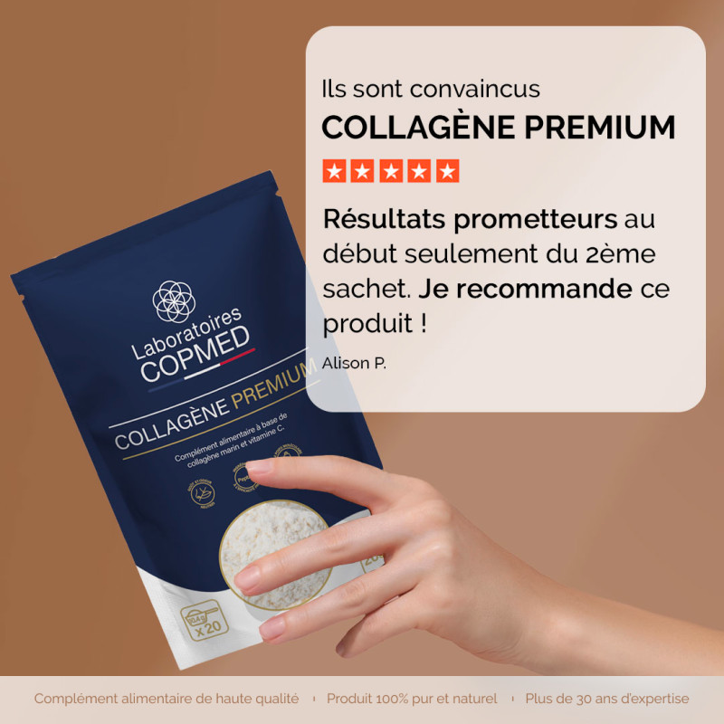 Nos clients sont convaincus de l'efficacité de Collagène Premium