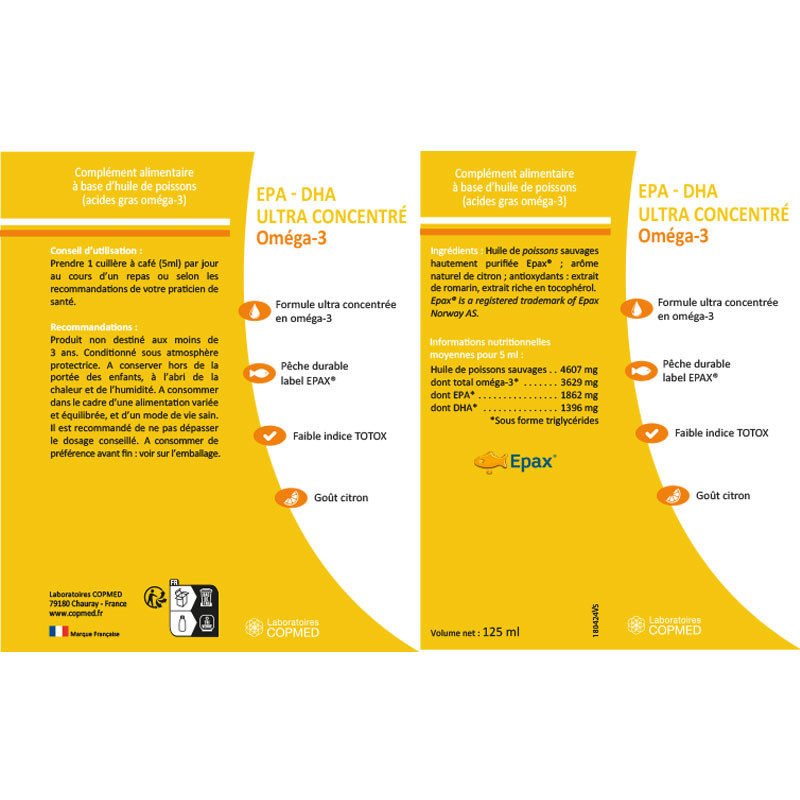 EPA - DHA ULTRA CONCENTRÉ OMÉGA-3