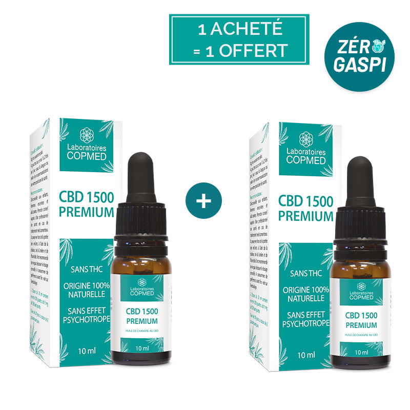 CBD 1500 PREMIUM - Offre zéro gaspi 1+1