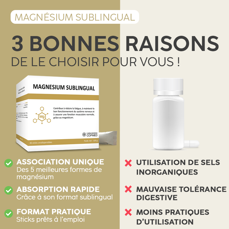 Magnésium Sublingual Magnésium Sublingual