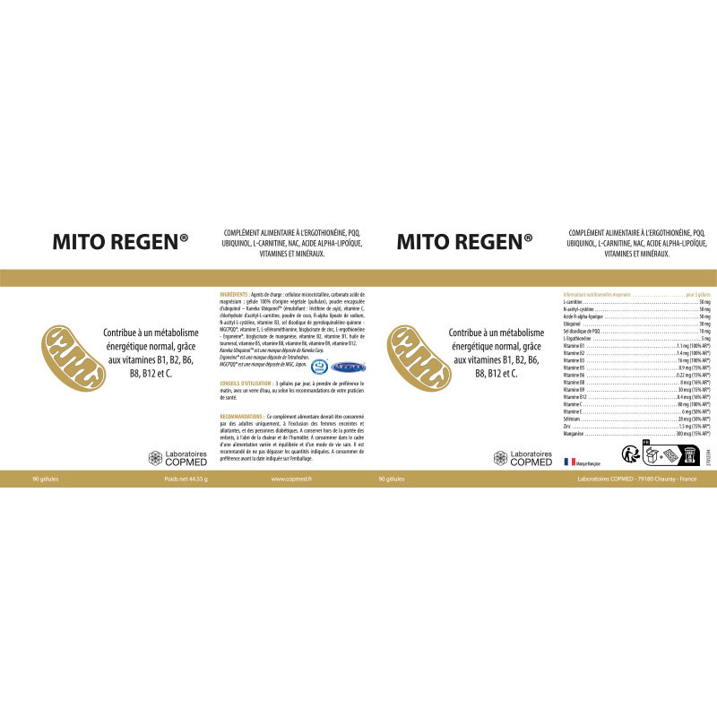 Étiquette MITO REGEN®
