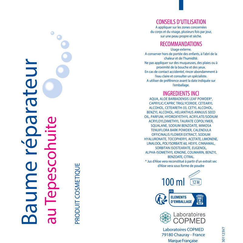 Baume réparateur au tepescohuite