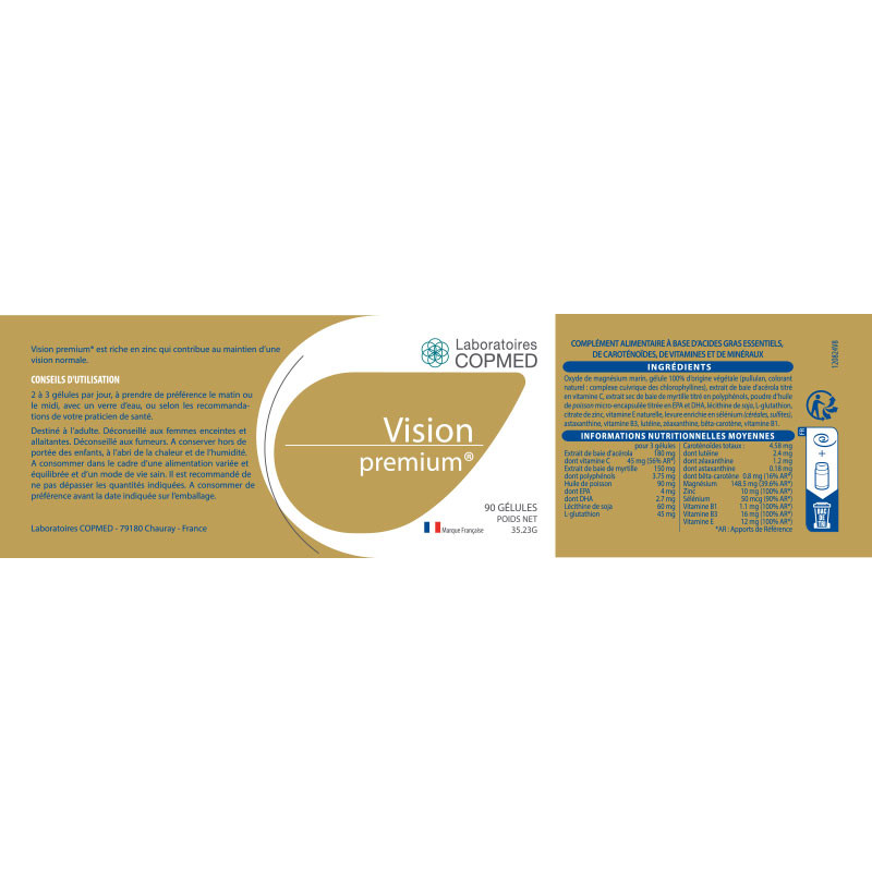 Étiquette Vision premium® Étiquette Vision premium®