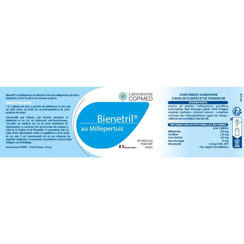 Bienetril® au Millepertuis