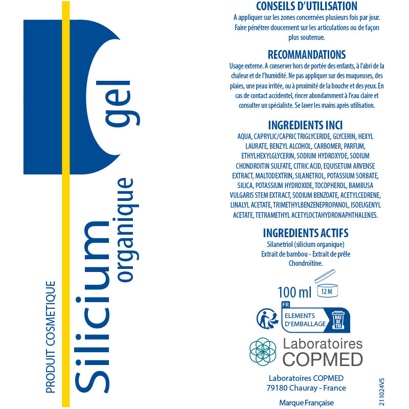 Silicium organique gel