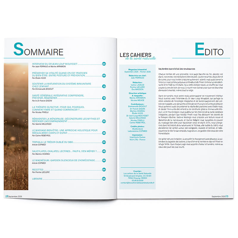 Les Cahiers de la Santé Naturelle - Format papier