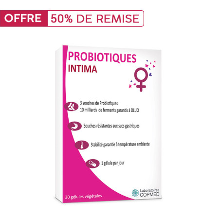Probiotiques intima 50% de remise