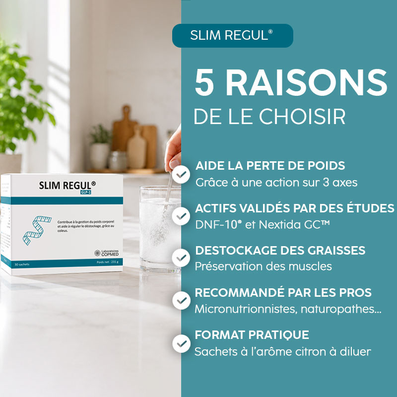 5 bonnes raisons de choisir  SLIM REGUL®