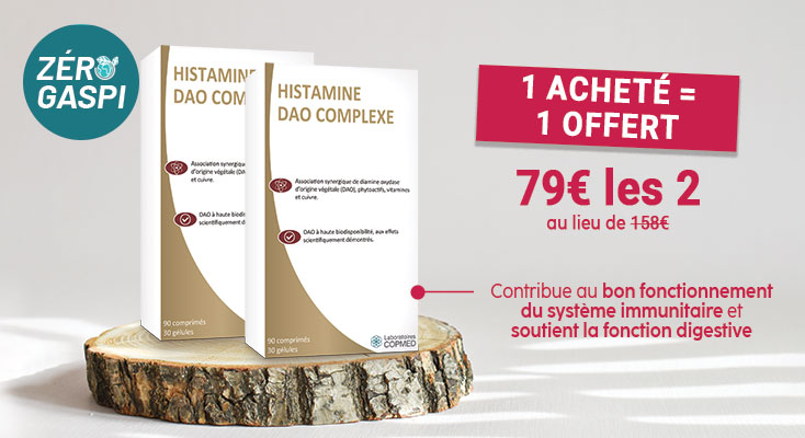 1 HISTAMINE DAO COMPLEXE ACHETÉ = 1 OFFERT