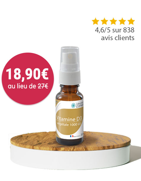 VITAMINE D3 VÉGÉTALE 1000 UI