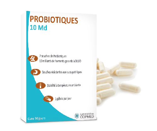 PROBIOTIQUES 10 MD de COPMED : un intérêt en cas d'acné