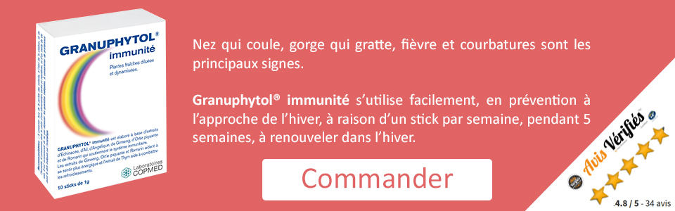 Soutient le système immunitaire et les défenses de l'organisme, grâce à l'extrait d'échinacée.  Conseillé en préventif à l'approche de l'hiver.