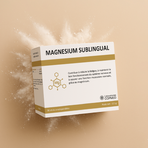 MAGNÉSIUM SUBLINGUAL, la cure de magnésium de référence des Laboratoires COPMED 