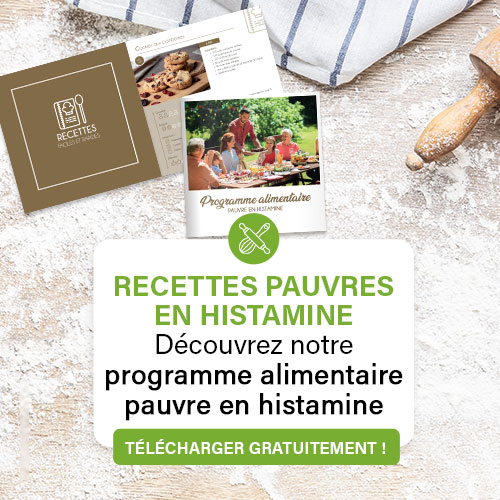 Télécharger gratuitement notre programme alimentaire pauvre en histamine