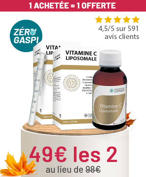 1 VITAMINE C LIPOSOMALE ACHETÉE = 1 OFFERTE